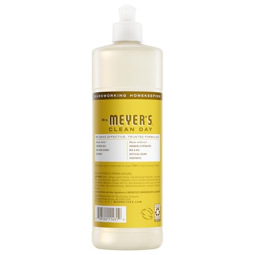 Mrs. Meyer's Clean Day Liquid Dish Soap - Daisy Scent, 16 fl oz, 3 Pack