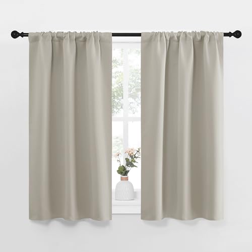 NICETOWN Blackout Curtains - 29" x 40" Solid Thermal Drapes, 2 Panels