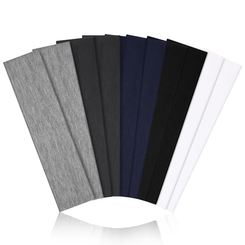 10 PCS Headbands for Women - Fashion Non Slip Cotton Headbands for Women and Men Perfect for Sports and Outdoor Activities in Summer,Including Running, Yoga, Cycling, Gym Workouts