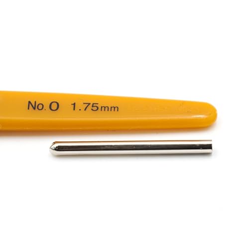Clover Soft Touch Steel Crochet Hook - 1.75mm Ergonomic Crafting Tool