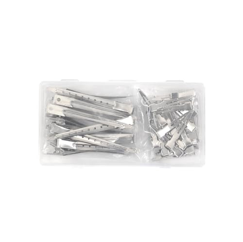 Metal Duckbill Hair Clips 30-Piece Alligator Curl Clips for Styling & DIY