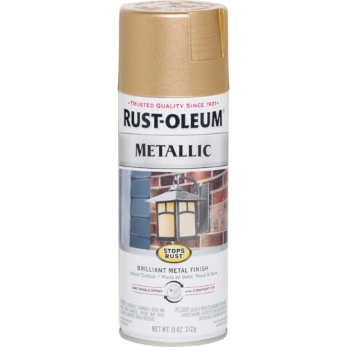 Rust-Oleum Stops Rust Metallic Spray Paint - Warm Gold, 11 Oz