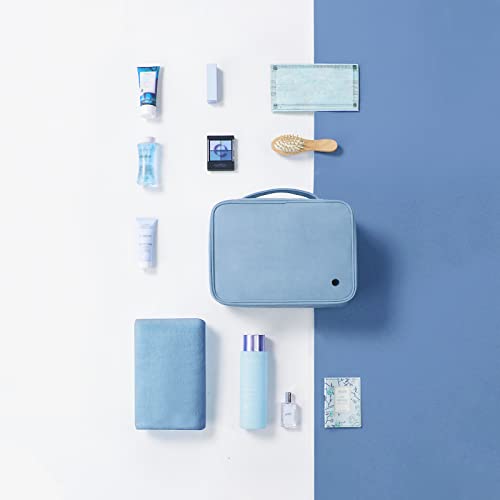 PUREVAVE Large Hanging Toiletry Bag for Travel and Cosmetics, Blue