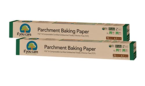 If You Care Silicone Coated Parchment Baking Paper - 140 Sq Ft (Pack of 2)