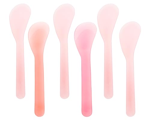 ONLYKXY 5-Inch Plastic Cosmetic Spatula and Makeup Scoop 6-Pack