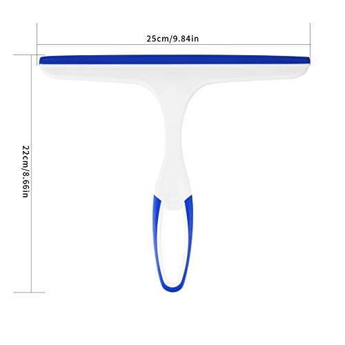 2-Pack Shower Squeegee for Glass Doors - Ergonomic Handheld Wiper Tool