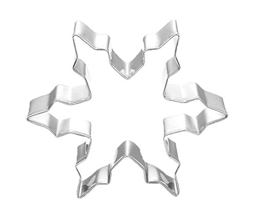 Snowflake Cookie Cutter for Christmas Baking - Stainless Steel