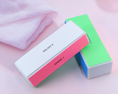 Penta Angel 4-Way Nail Buffer Blocks - 2 Pack Shine Smoother Files