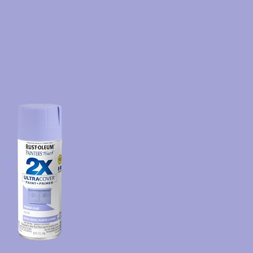 Rust-Oleum Painter's Touch Satin Spray Paint 12 oz - French Lilac (Pack of 4)