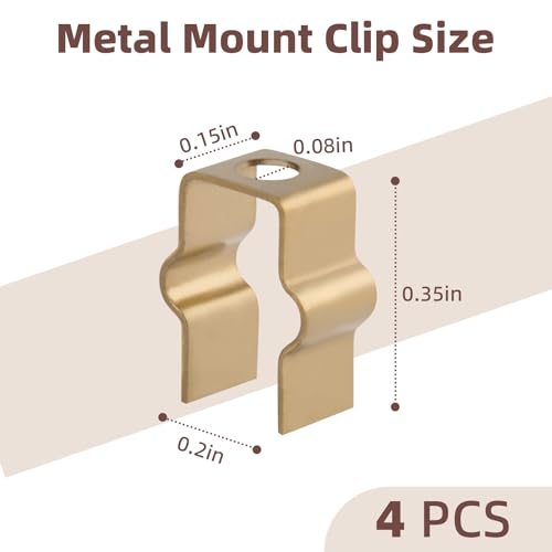 Robot Vacuum Replacement Mount Clips for Shark IQ & AV2501S - 4 Pack
