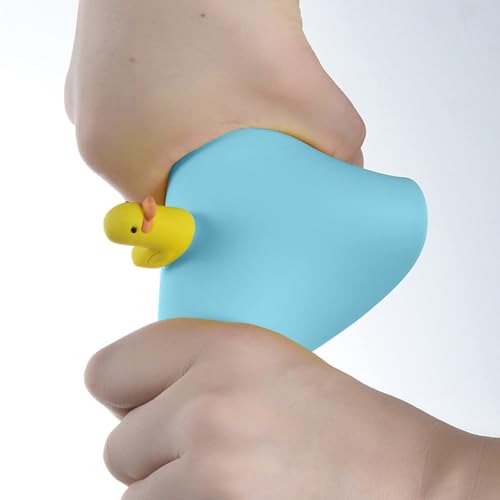 6-Inch Silicone Sink Stopper with Cute Duck Design - Multi-Use Drain Plug