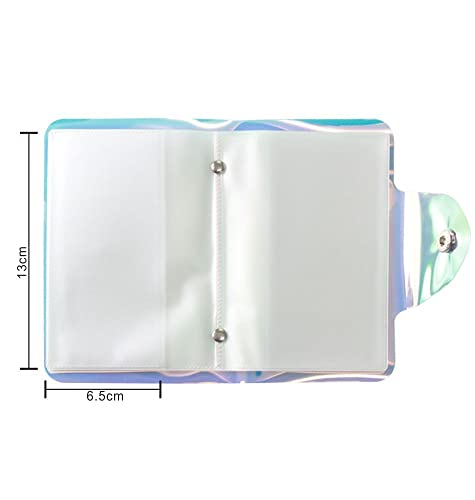 VNC 20 Slots Nail Art Stamping Plate Holder Light Blue Organizer for 6x12cm Plates