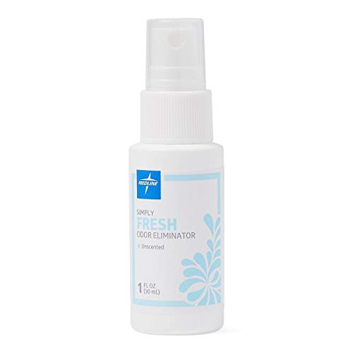 Medline CarraScent Odor Eliminator Spray, Unscented, 1 Ounce Bottle