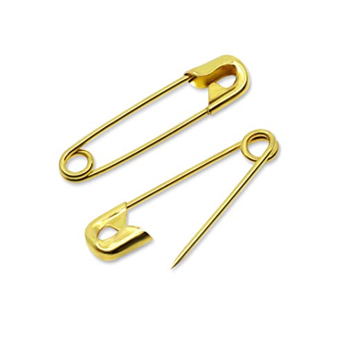 Dritz Safety Pins Size 00 (15-Count) - Brass, Rust Resistant