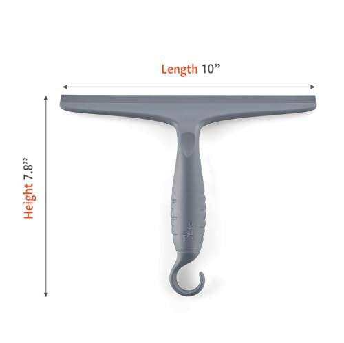 Full Circle Clean Ocean Squeegee - Gray Sustainable Shower & Window Tool