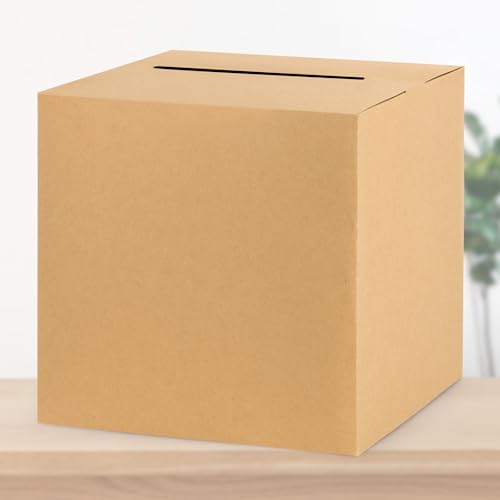 Kraft Card Box Money Holder for Wedding Party 9 Inch DIY Gift Box
