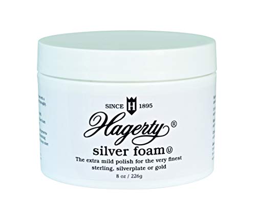 Hagerty Mild Silver Polish Foam - 8 oz Non-Abrasive Cleaner