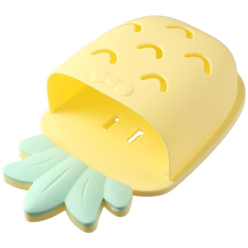 Pineapple Wall-Mounted Toothbrush Holder and Bathroom Organizer