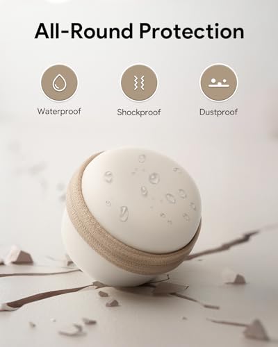 Beige Compact Carrying Case for Babelio White Noise Machine