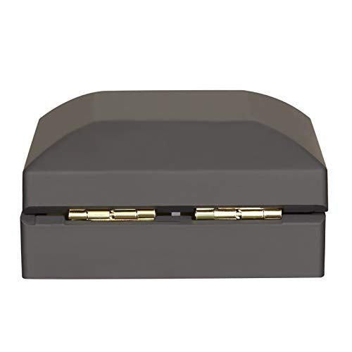 LETURE LED Pendant Necklace Gift Box - Velvet Jewelry Display Case, Black
