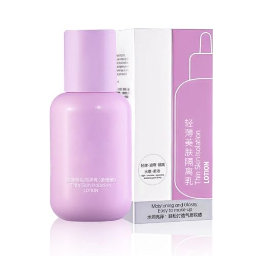 WAJJYM Face Primer Moisturizing Makeup Base with Shea Butter & Hyaluronic Acid Light Purple