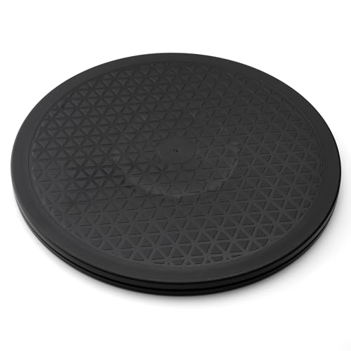 Famgee 12-Inch Lazy Susan Turntable with Anti-Slip Patterns, Heavy Duty Swivel