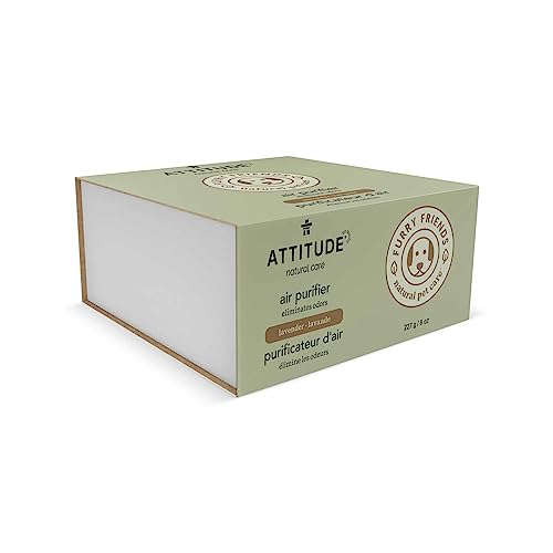 ATTITUDE Air Purifier with Activated Carbon, Lavender, 8oz (Pack of 2)