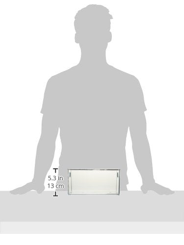 iDesign Clear Plastic Fridge Organizer Bin (Pack of 4) - 10" x 5" x 6"