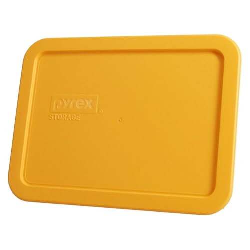 Pyrex 7210-PC Lemon Drop Yellow Replacement Lid for 3-Cup Glass Dish
