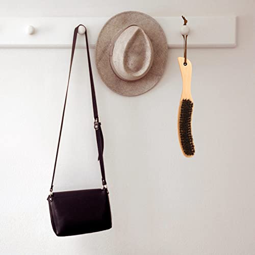 Patelai Cowboy Hat Brush Set - 2 Wooden Cleaning Brushes for Hats