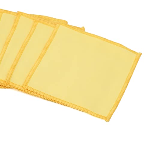 Kiddison Montessori Polishing Cloths - 4.5" Yellow, 10-Pack