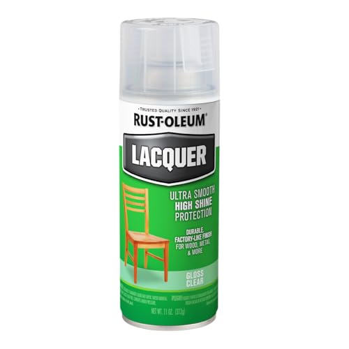 Rust-Oleum Specialty Lacquer Spray Paint, Gloss Clear, 11 oz Can