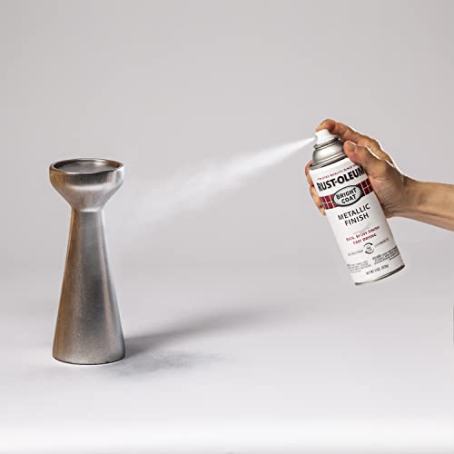 Rust-Oleum Metallic Spray Paint, Chrome, 11 Ounce (Pack of 6)