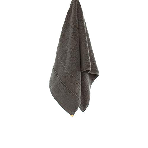 JININQ 700GSM 100% Cotton Hand Towels - 2-Piece Set, Grey (14" x 30")