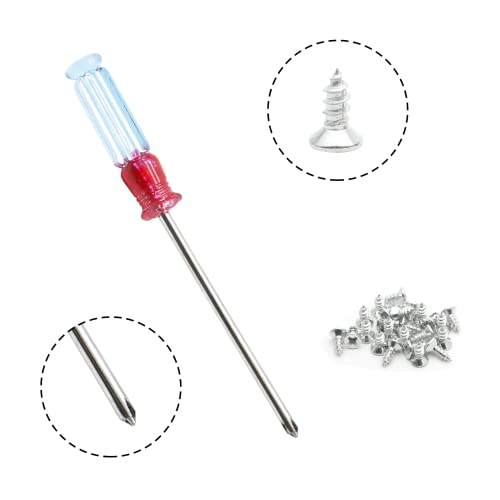 Silver Easel Back Photo Frame Stand - 5 Pack with Screws & Screwdriver