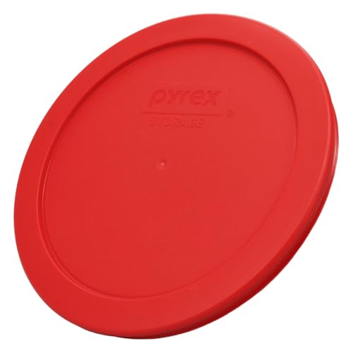 Pyrex 7201-PC Poppy Red 4-Cup Food Storage Lid - BPA-Free