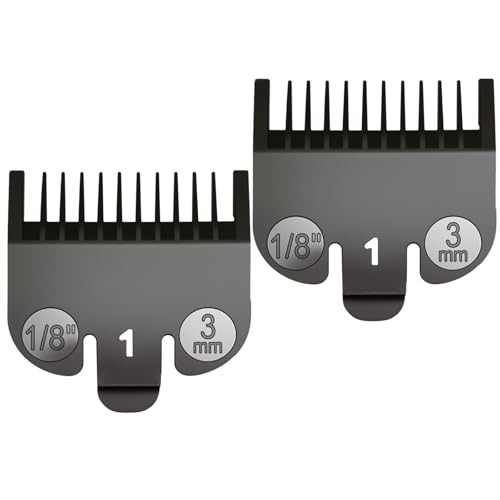 Pdtwq 3mm Clipper Guard 2-Pack Compatible with Wahl Hair Clippers 1/8 Inch