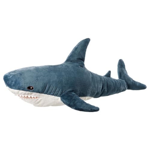 Giant Shark Plush Toy - 31 Inch Soft Cushion for Kids & Home Decor