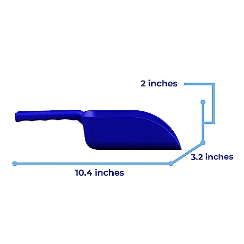 Remco 16 oz Color-Coded Hand Scoop - BPA-Free Plastic Food-Safe (Pack of 2)