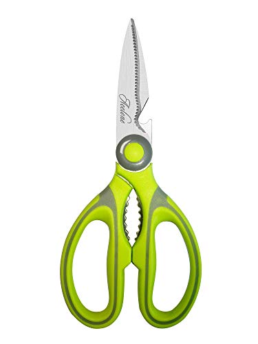 Acelone Heavy Duty Kitchen Shears - Ultra Sharp Stainless Steel Scissors for Meat, Vegetables, and More