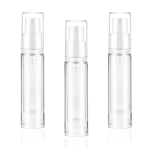 Juxiamal 10ml Empty Airless Pump Bottle Travel Foundation Container