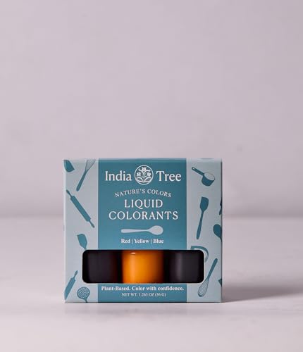 Natural Liquid Food Coloring Set - Plant-Based, Allergen-Free