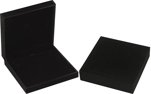 LAODA Black Velvet Necklace Gift Box for Chokers & Pearls