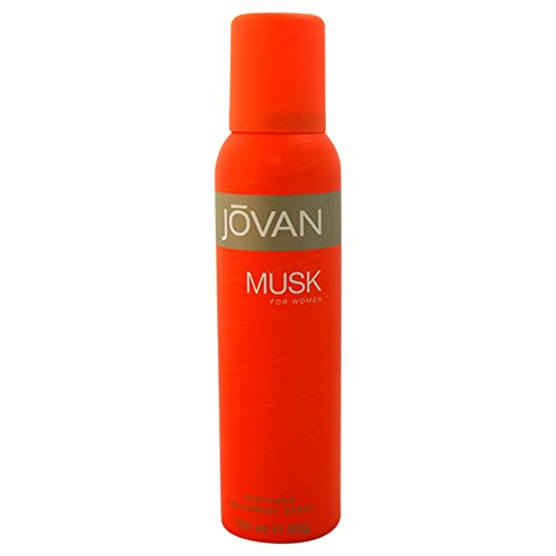 Jovan Musk Deodorant Spray for Women, 5 Ounce
