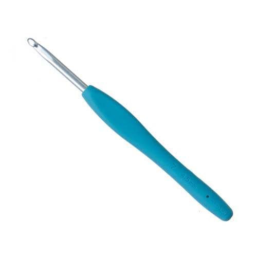 Clover 1048/I Crochet Hook Green Size I 5.5mm - Pack of 2, US 7 / 4.50mm Version Included