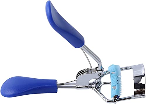 Jinshining Professional Blue Eyelash Curler with Ergonomic Handle
