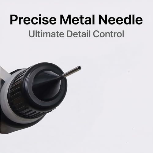 10 Pack 10ml Precision Tip Applicator Bottles with Metal Needle for Glue and Paint