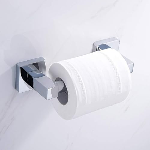 Stainless Steel Spring-Loaded Toilet Paper Holder - Durable & Easy Install