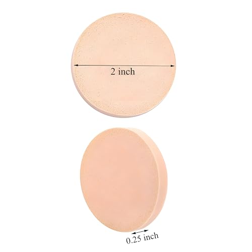 Bexter 25-Piece Soft Round Makeup Powder Puffs – Reusable Face Blender Sponges