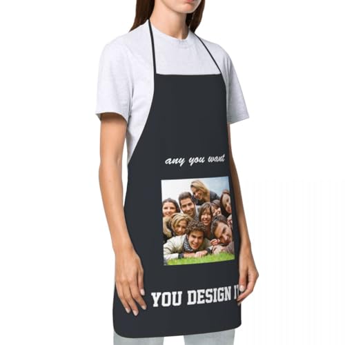 Custom Personalized Kitchen Apron - Add Your Own Photo, Logo & Text